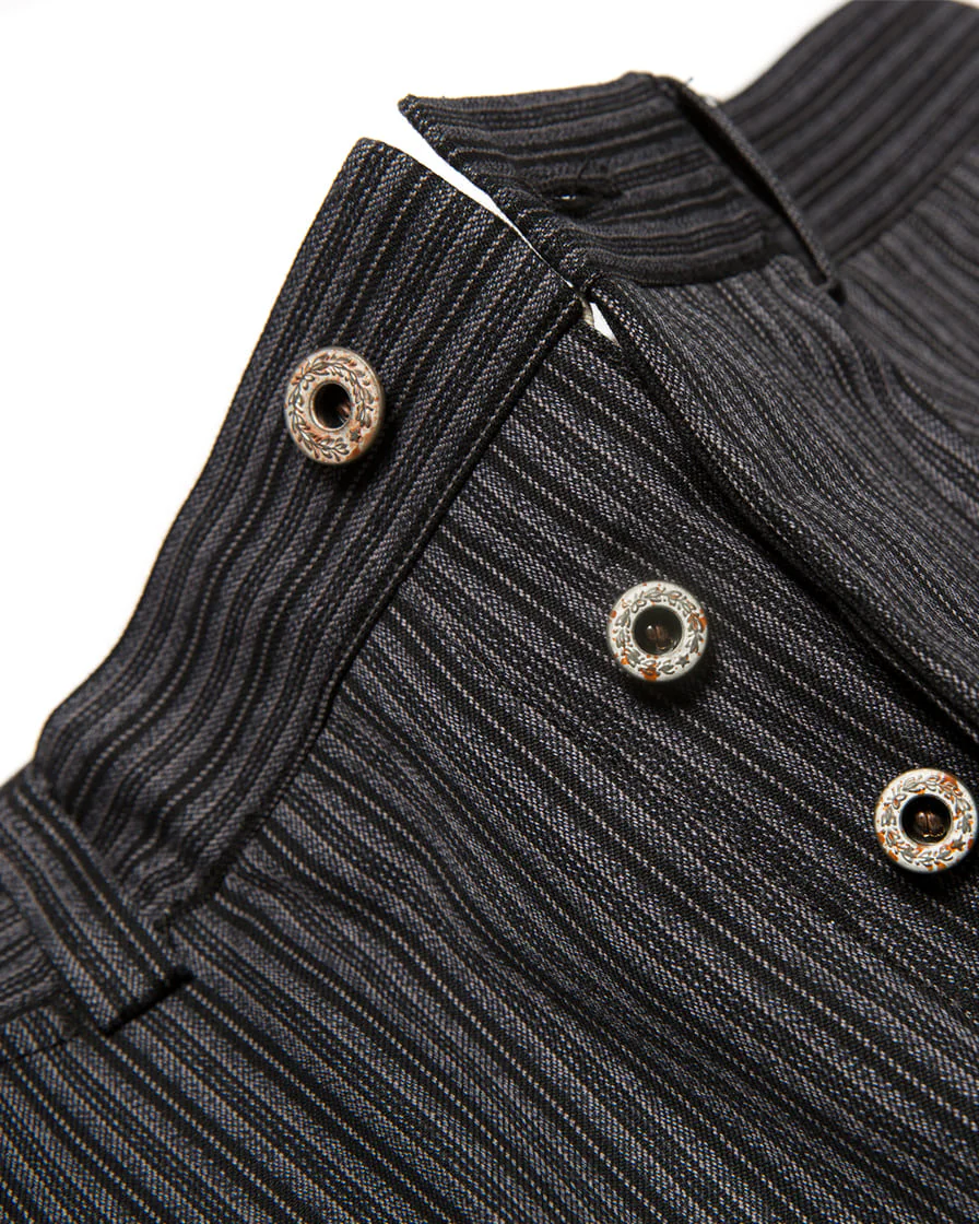 Twist Twill Striped Trouser Black - Image 6