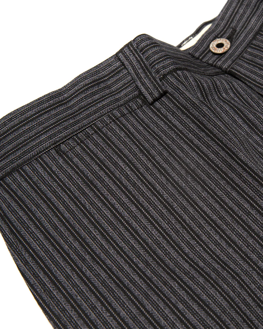 Twist Twill Striped Trouser Black - Image 7