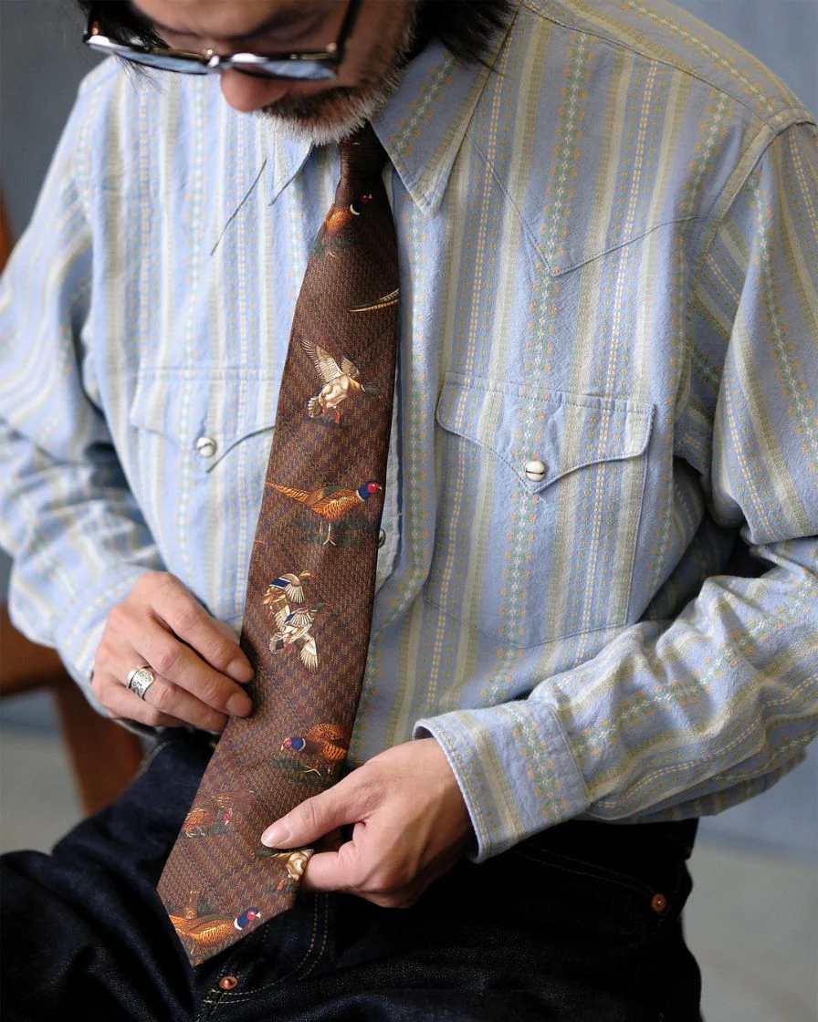 60s Silk Ties Game Birds Prints - Image 3