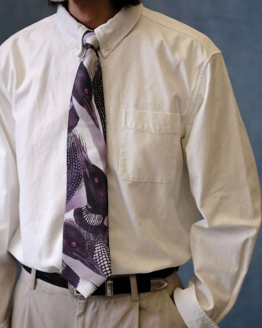 60s Silk Ties Loon Prints - Image 4