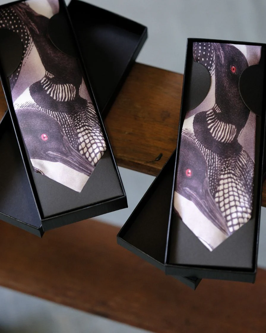 60s Silk Ties Loon Prints - Image 5