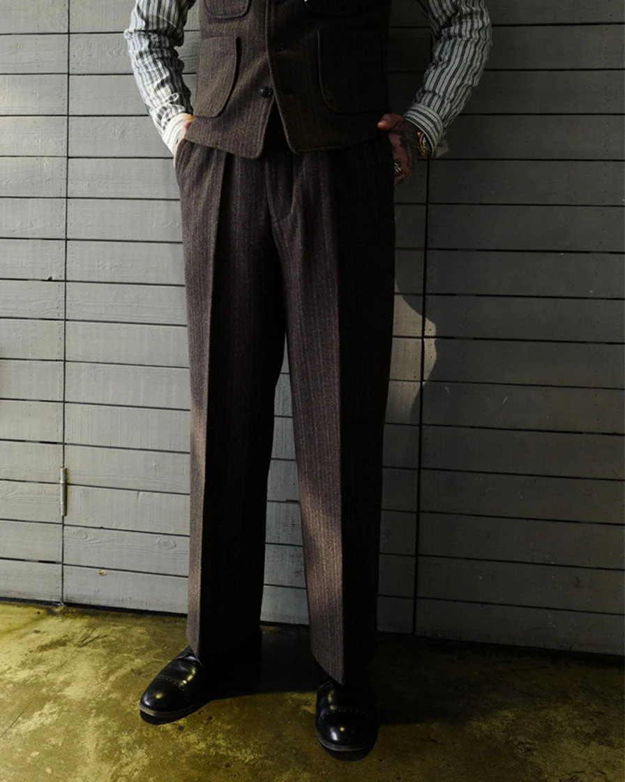 Ambassador-Series Three-pieces-Suits Trousers-Brown - Image 3