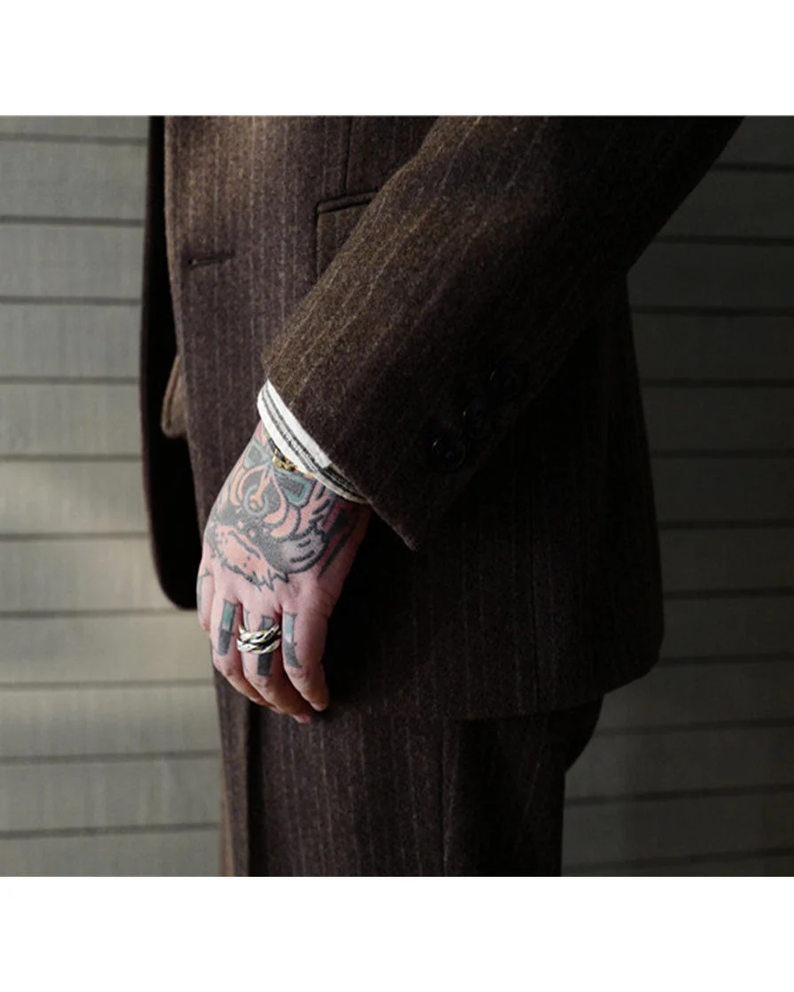 Ambassador three-pieces-suits Top-Brown - Image 3