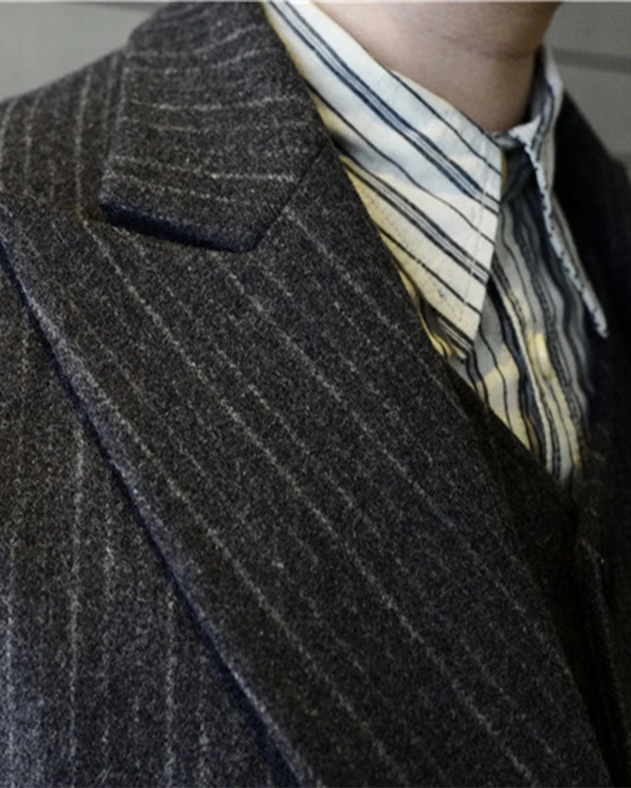 Ambassador three-pieces-suits Top-Grey - Image 4