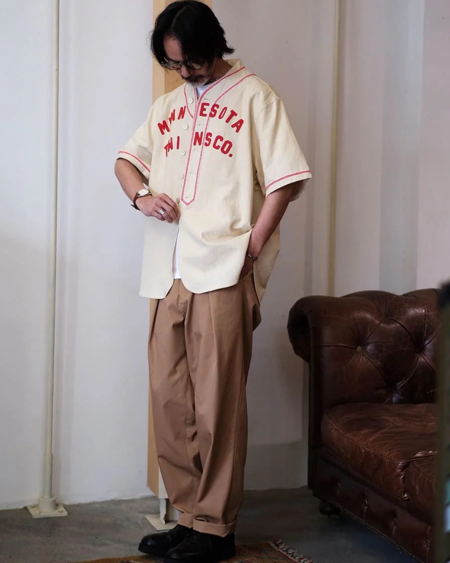 Cream Basedball Jersey - Image 5