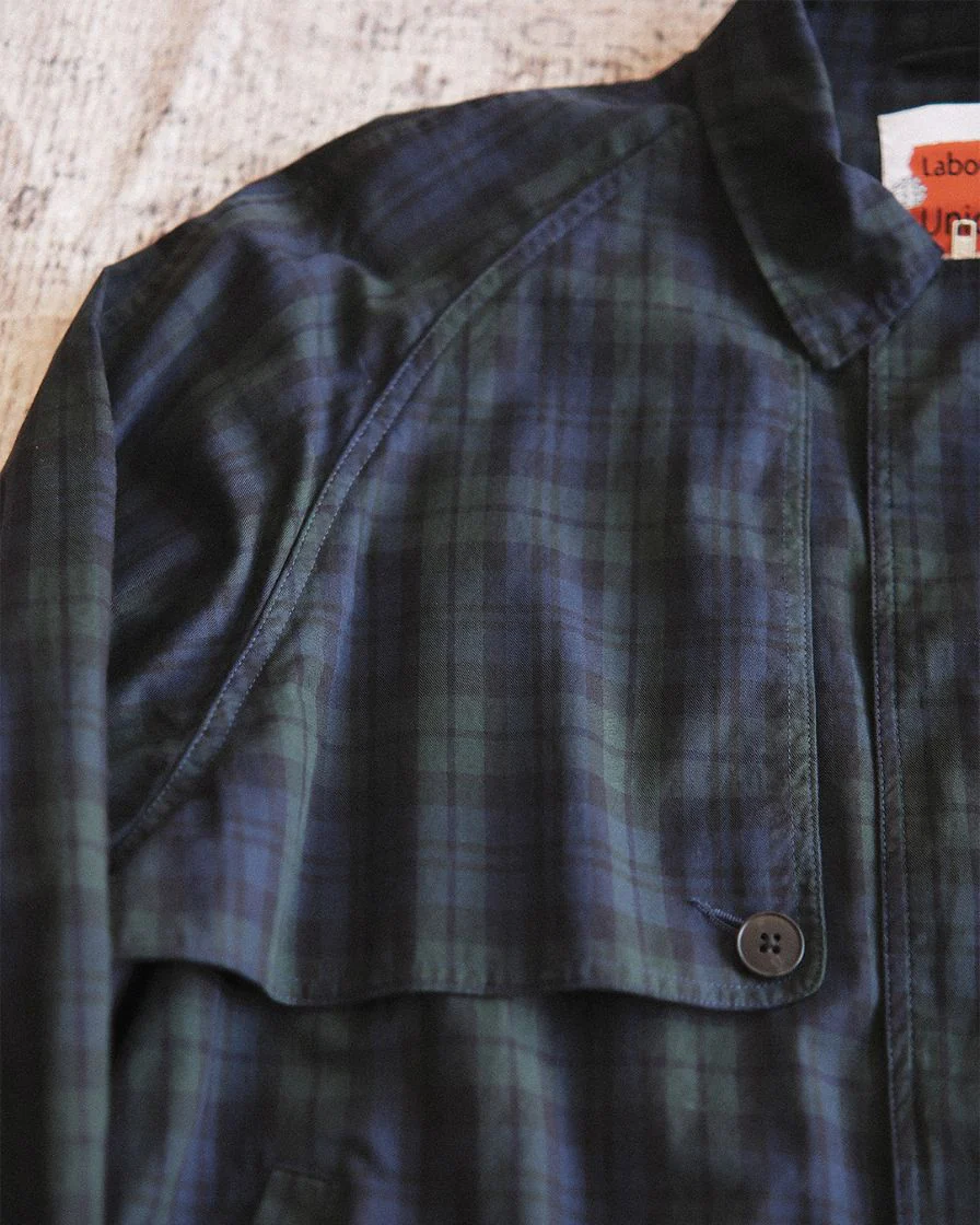 Black Watch Tartan Harrington Jacket - Image 10