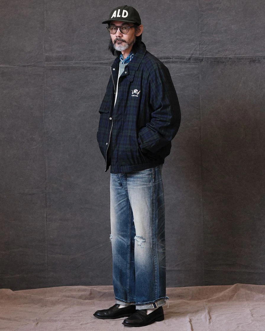 Black Watch Tartan Harrington Jacket - Image 3