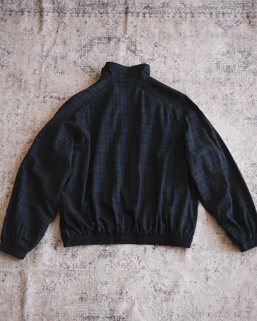 Black Watch Tartan Harrington Jacket - Image 7