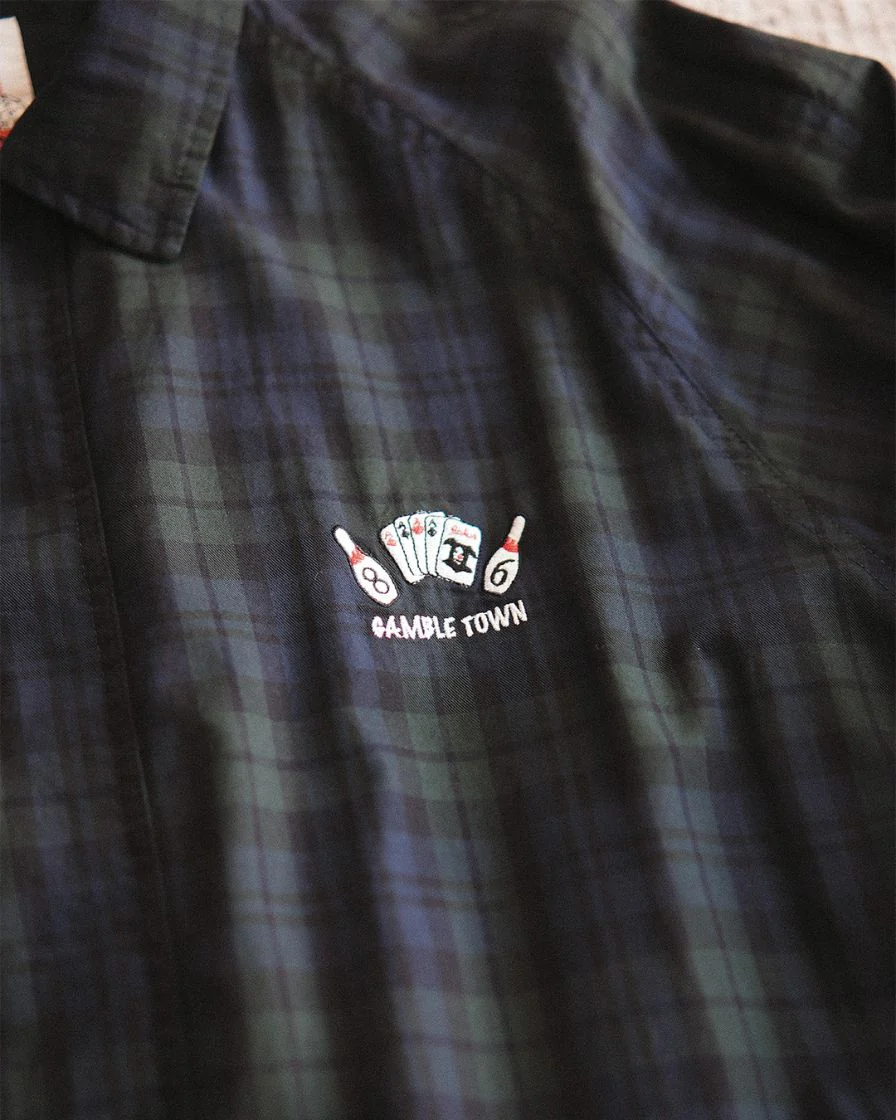 Black Watch Tartan Harrington Jacket - Image 8