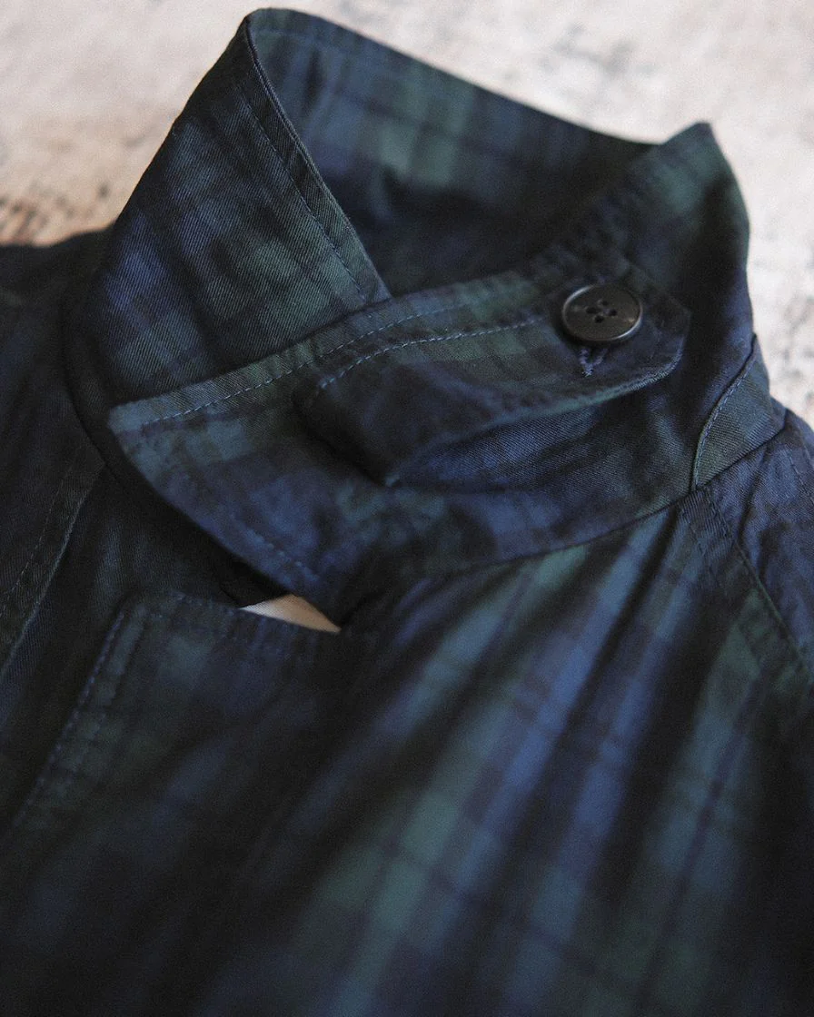 Black Watch Tartan Harrington Jacket - Image 9