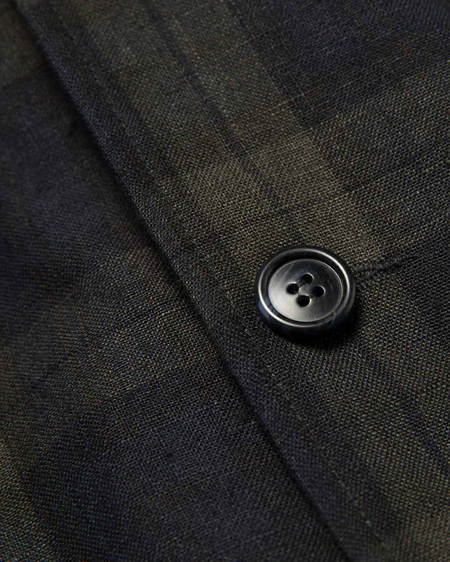 Black Watch Tarten Linen Blazer - Image 8