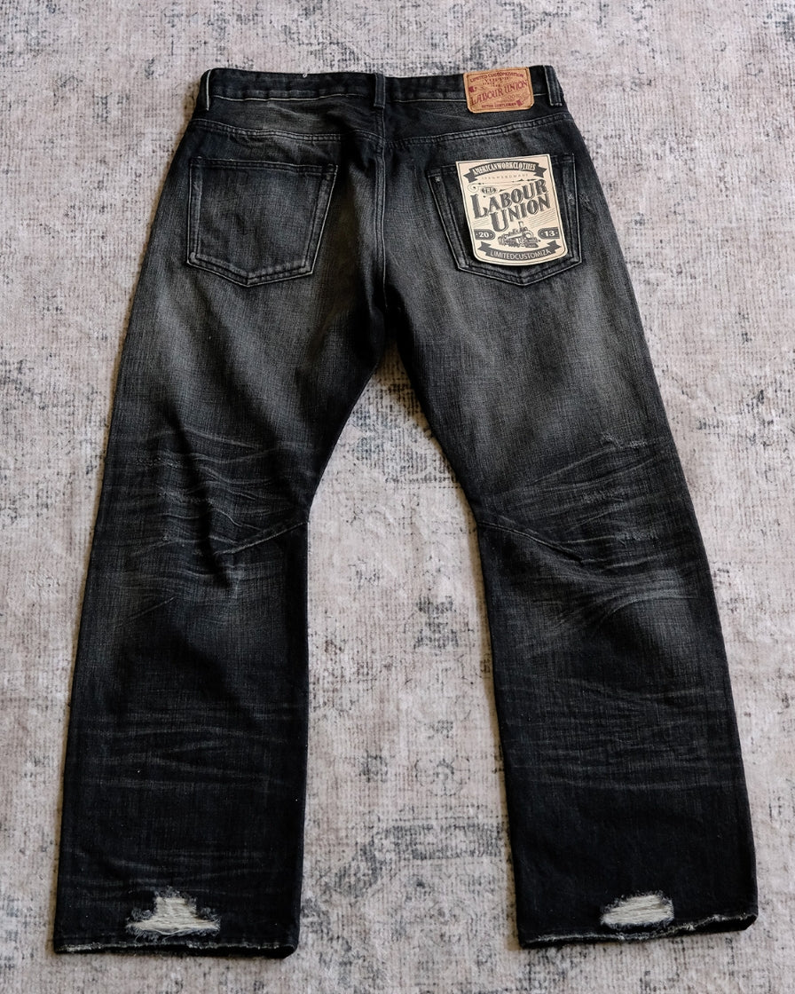 Blade Distressed Denim Black - Image 6