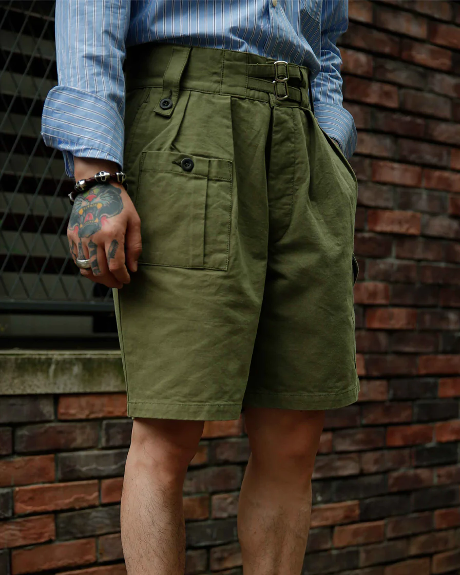 British Army Double Buckle Gurkha Shorts - Image 3