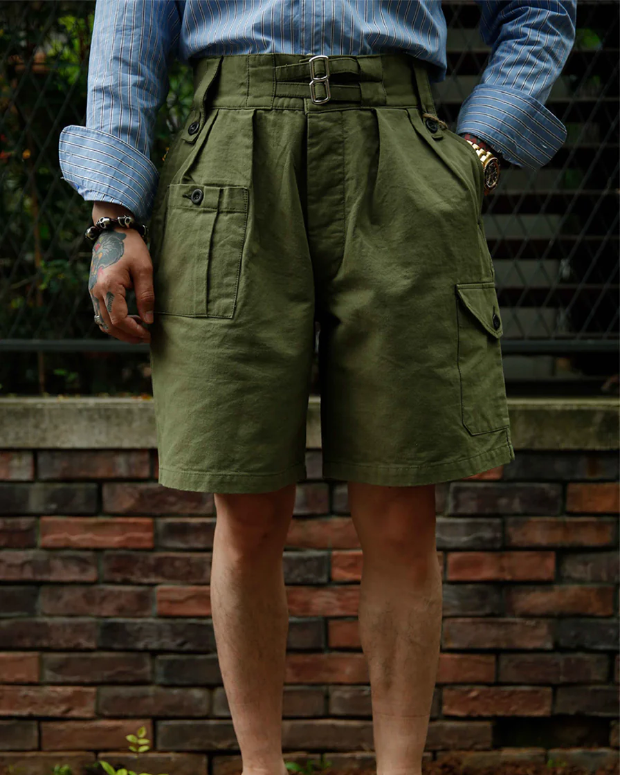 British Army Double Buckle Gurkha Shorts - Image 4
