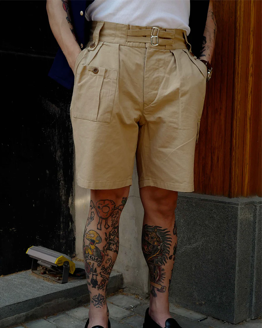 British Army Double Buckle Gurkha Shorts - Image 7
