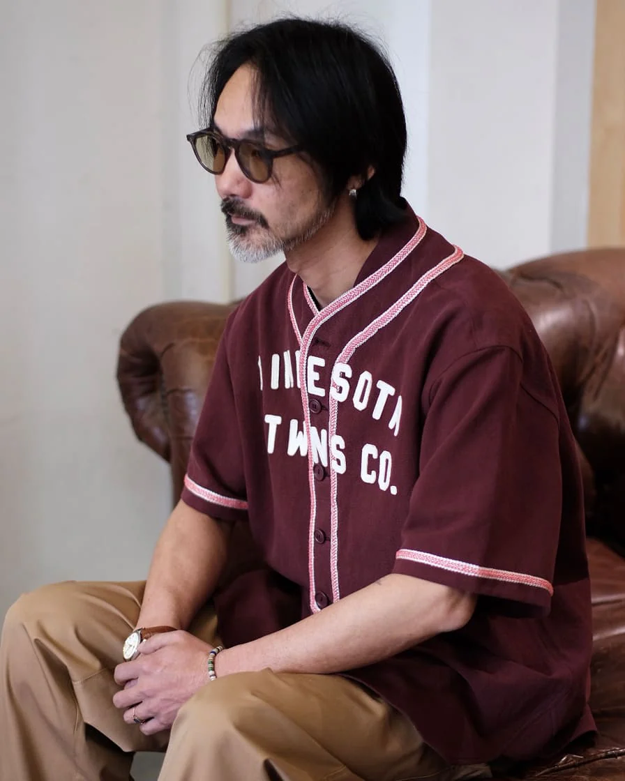 Burgundy Baseball  Jersey - Image 5