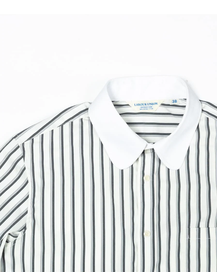 Club Collar Striped Shirt - Image 10