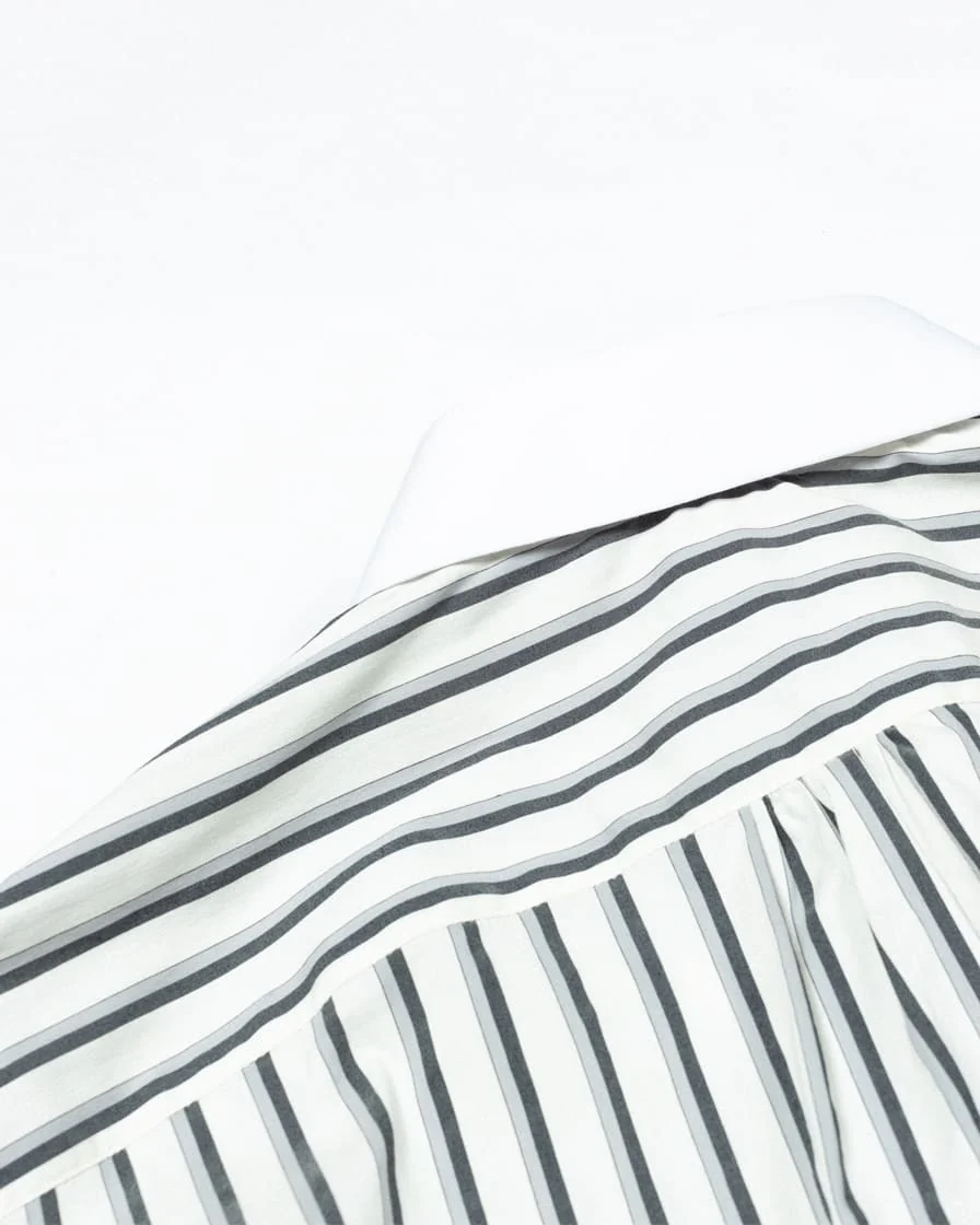 Club Collar Striped Shirt - Image 9