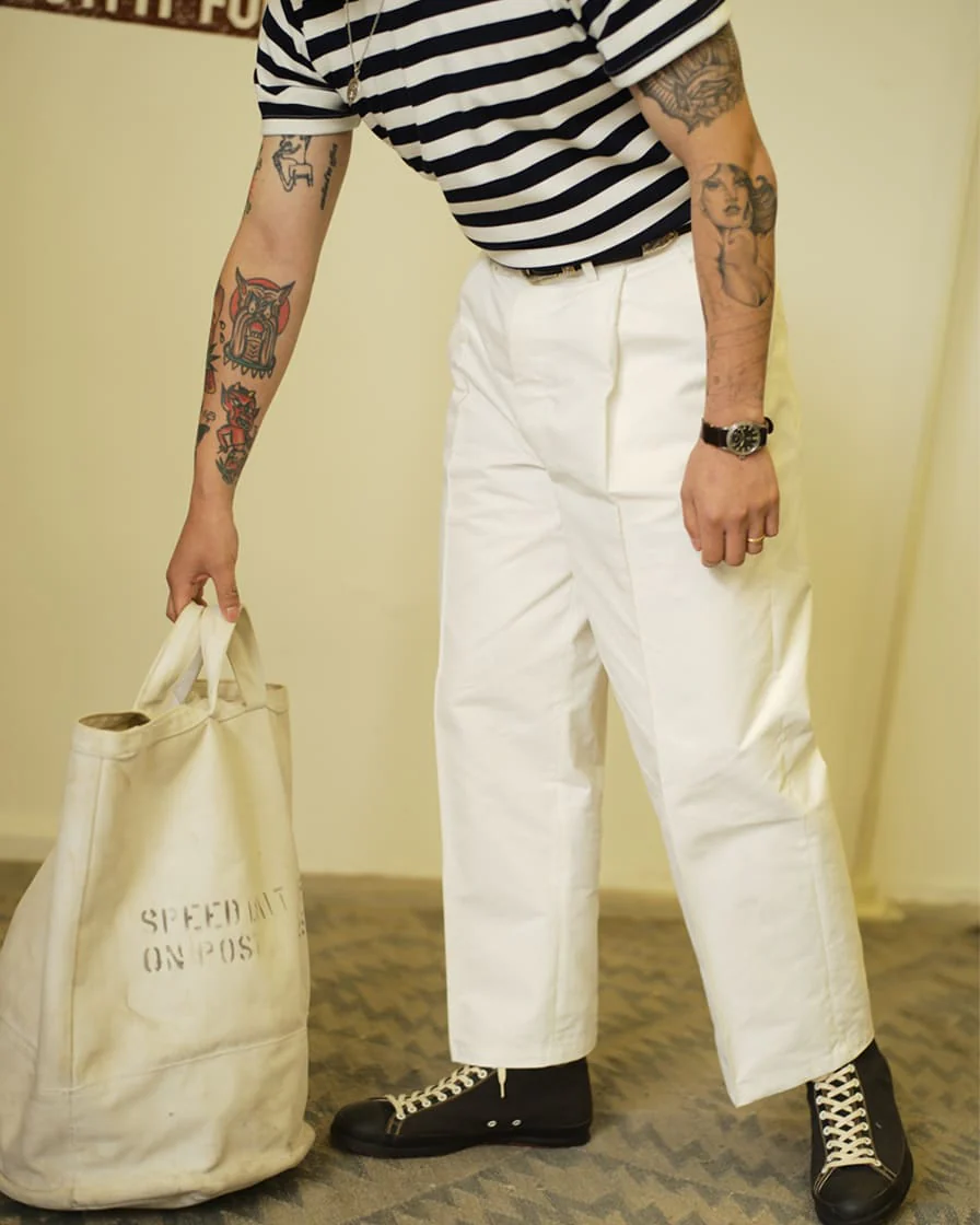 Commander Ver.2 Wide Leg Pleated Jeans - Image 3