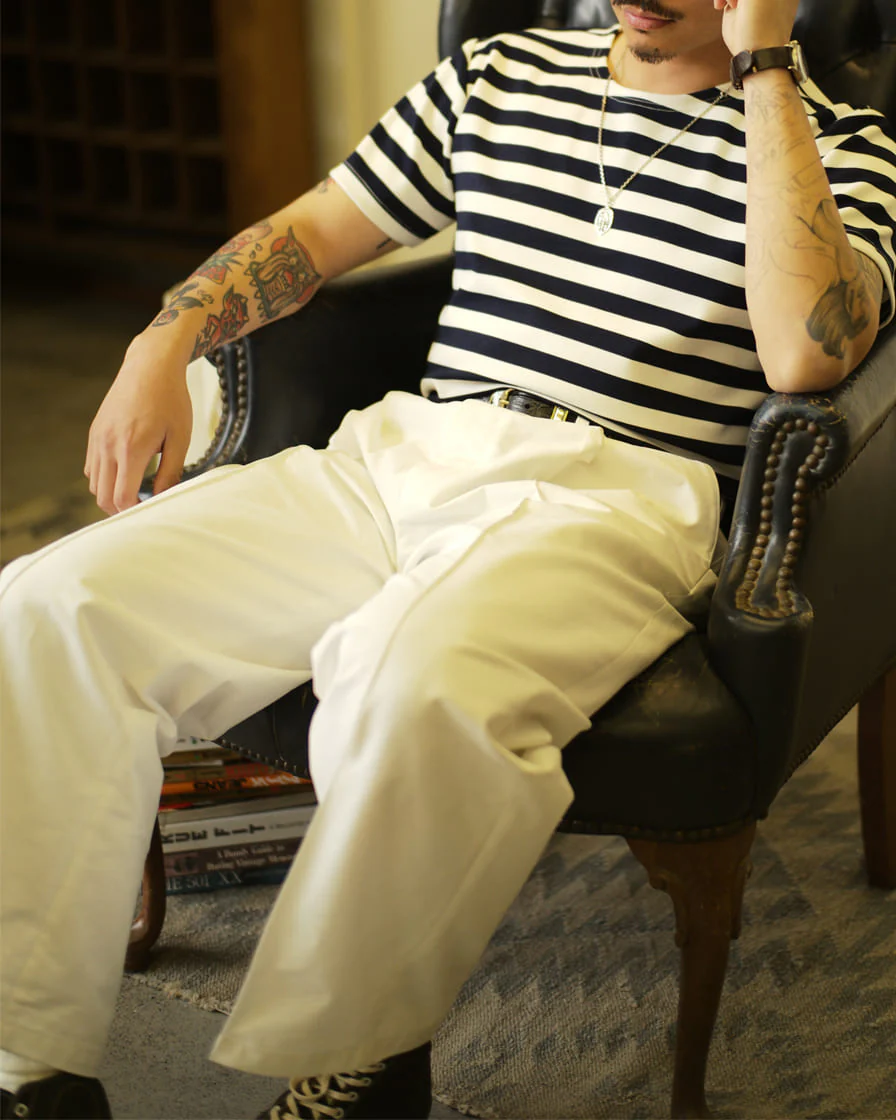 Commander Ver.2 Wide Leg Pleated Jeans - Image 4