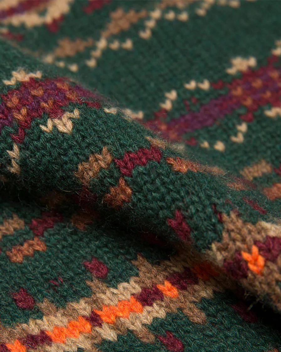 Fair Isle Jumper Green - Image 7