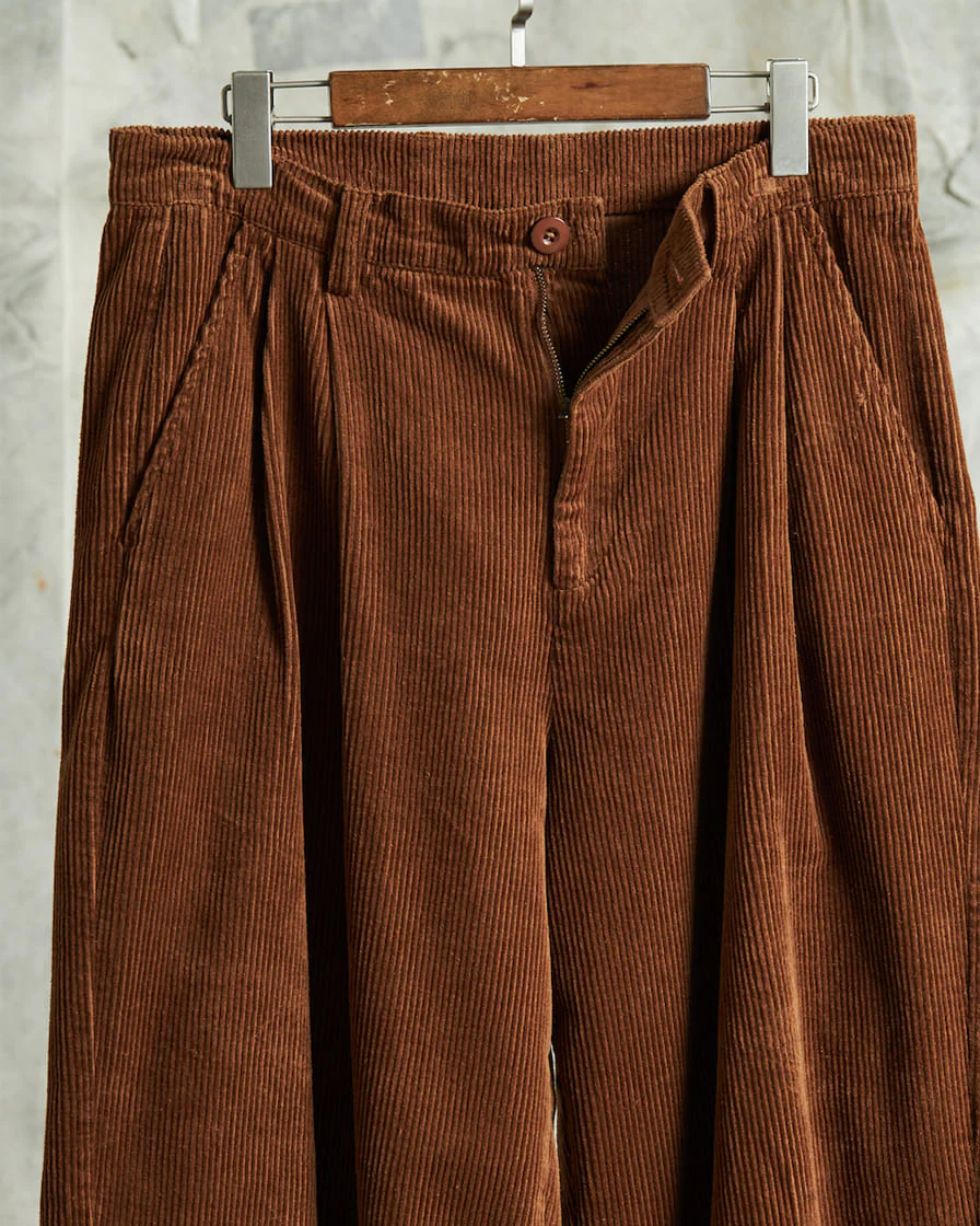 Cord Loose Straight Trousers - Image 11