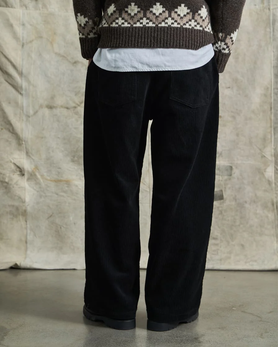 Cord Loose Straight Trousers - Image 9