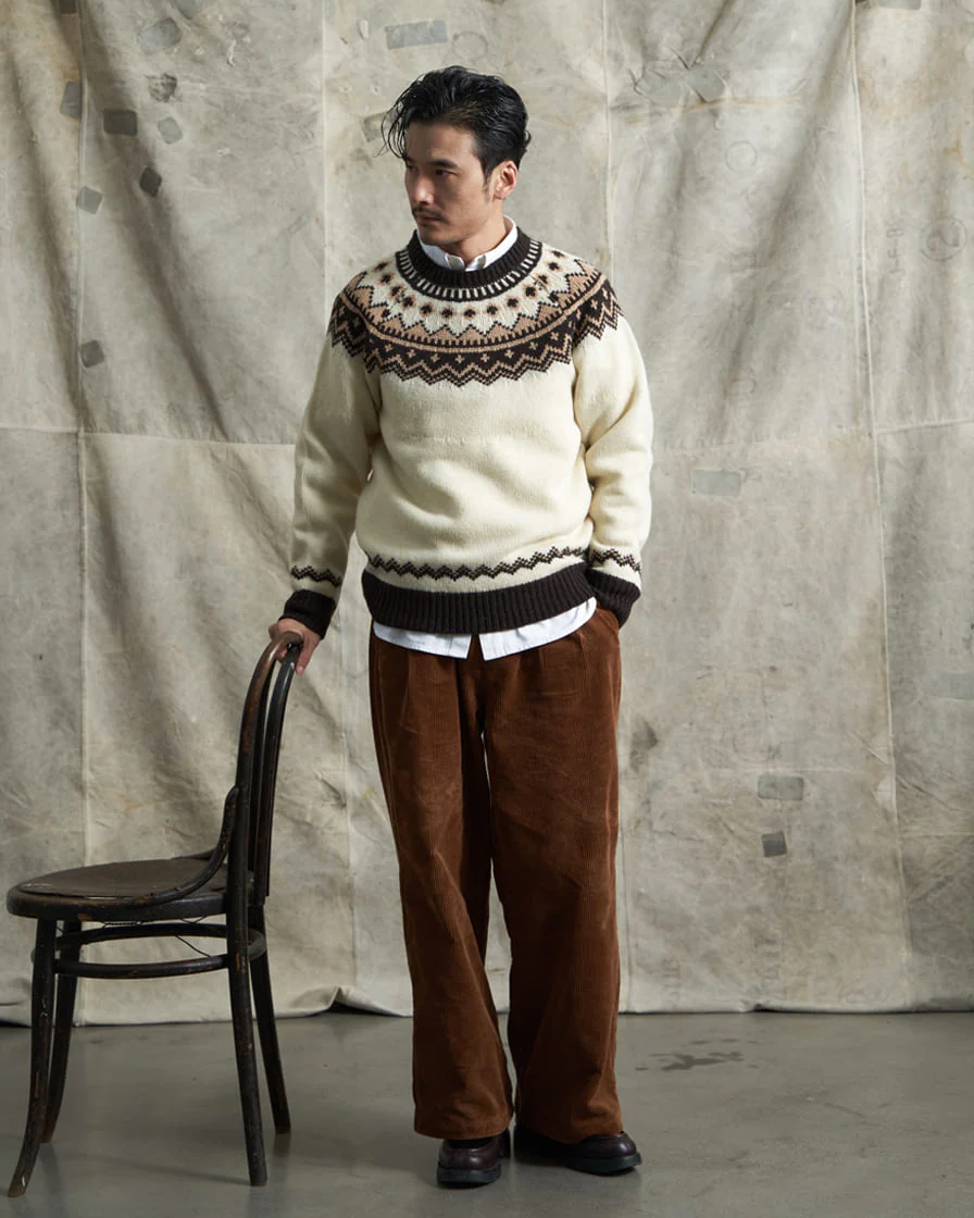 Icelandic Wool Sweaters Cream - Image 4