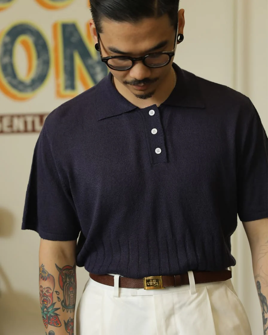 Cutaway Collar Polo Shirt - Image 4