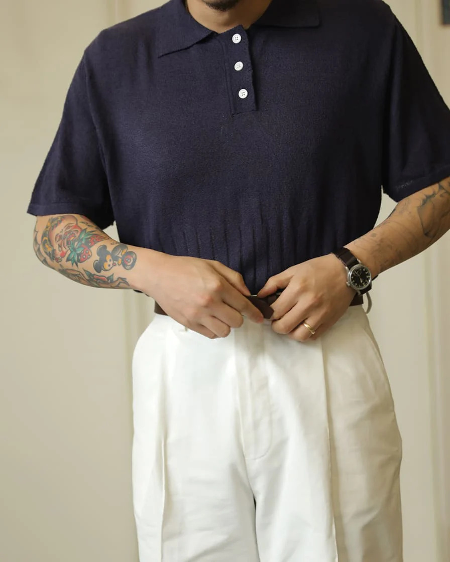 Cutaway Collar Polo Shirt - Image 5