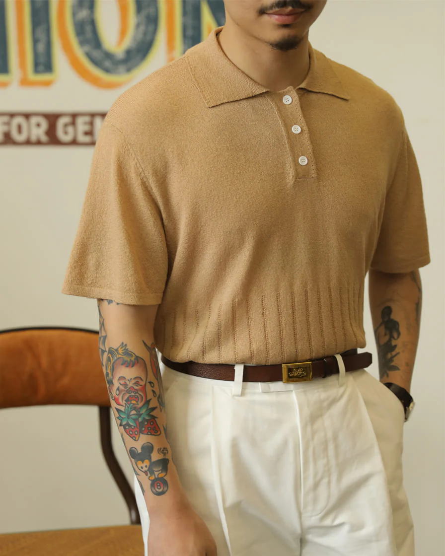 Cutaway Collar Polo Shirt - Image 6