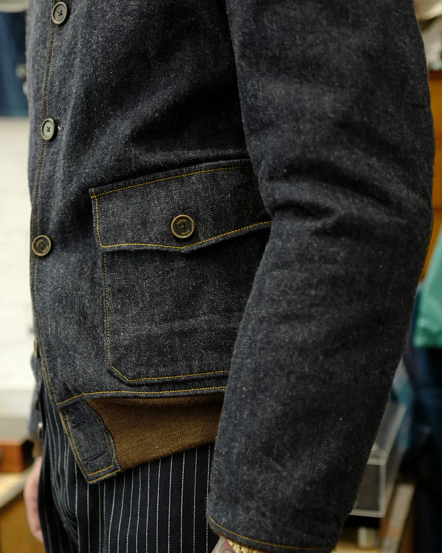 Denim A-1 Jacket - Image 4