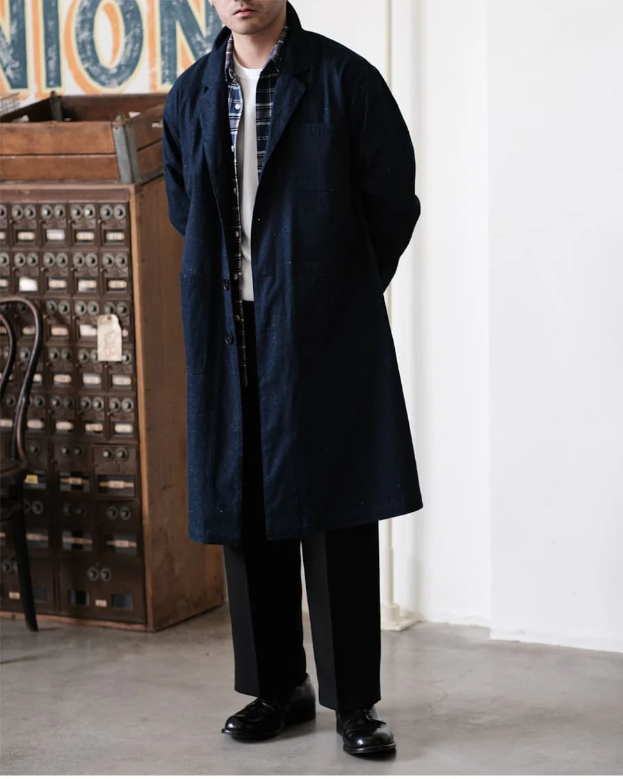 Denim Trench Coat - Image 3