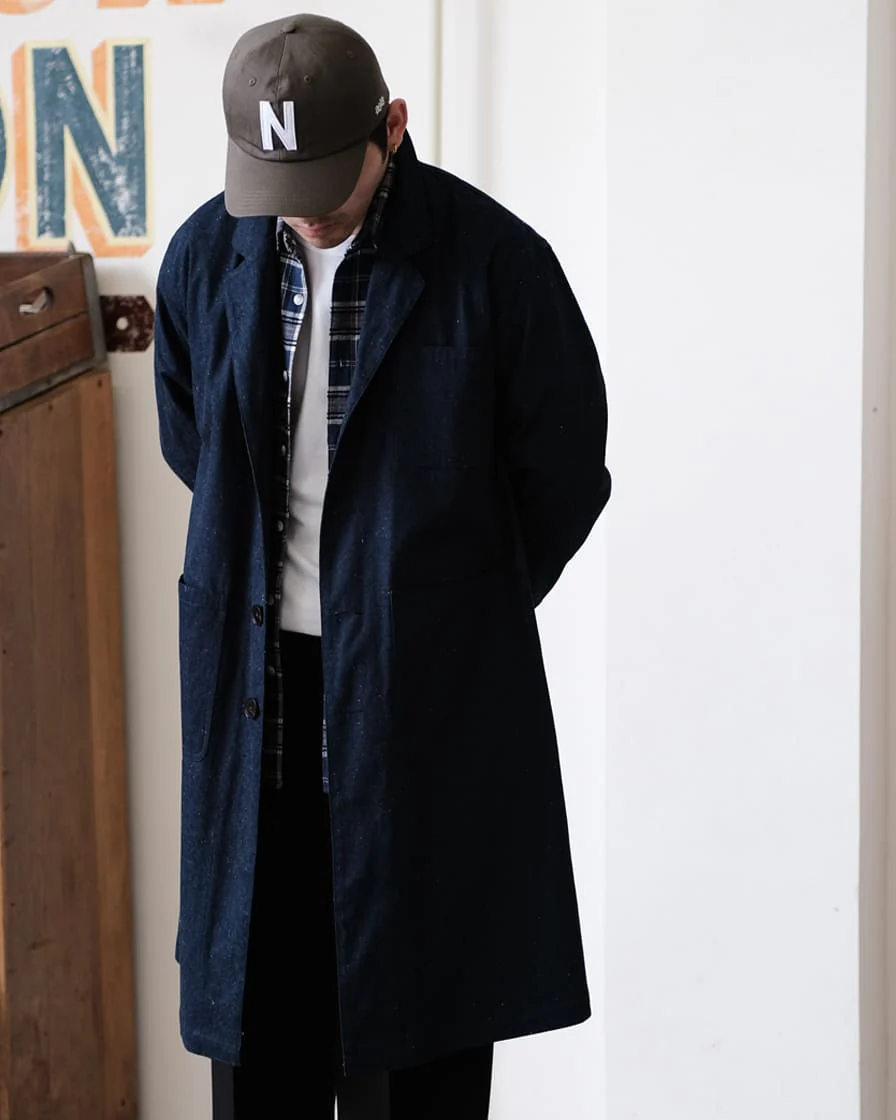 Denim Trench Coat - Image 4