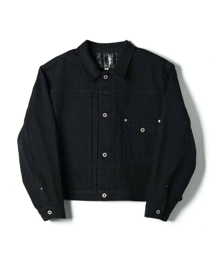 Type-I Denim Trucker Jacket – Slanted Shoulder - Image 13