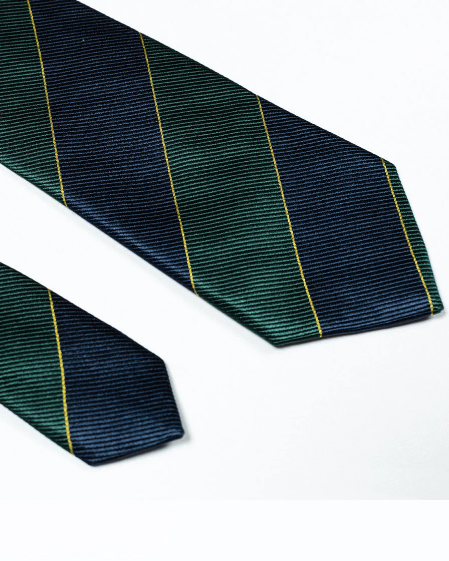 Dark Green Regimental Tie - Image 4