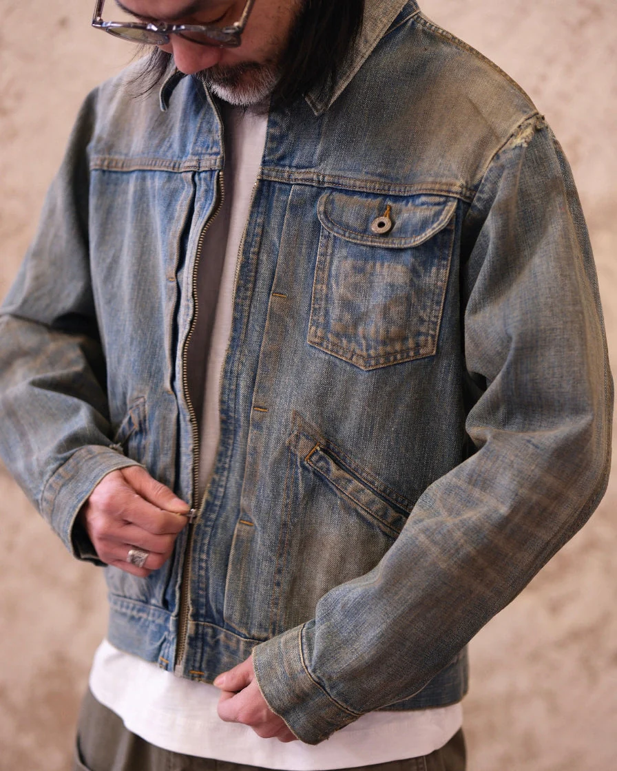 Distressed Denim Jacket - Image 4