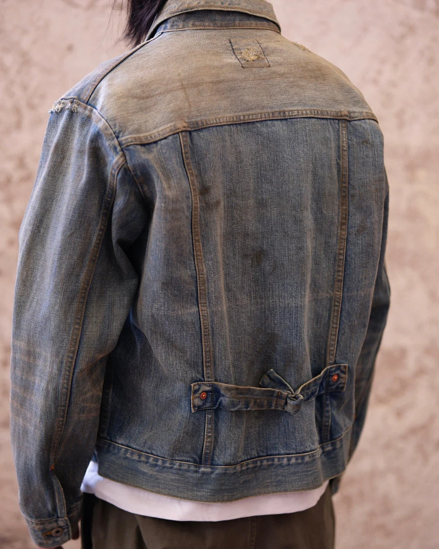 Distressed Denim Jacket - Image 5