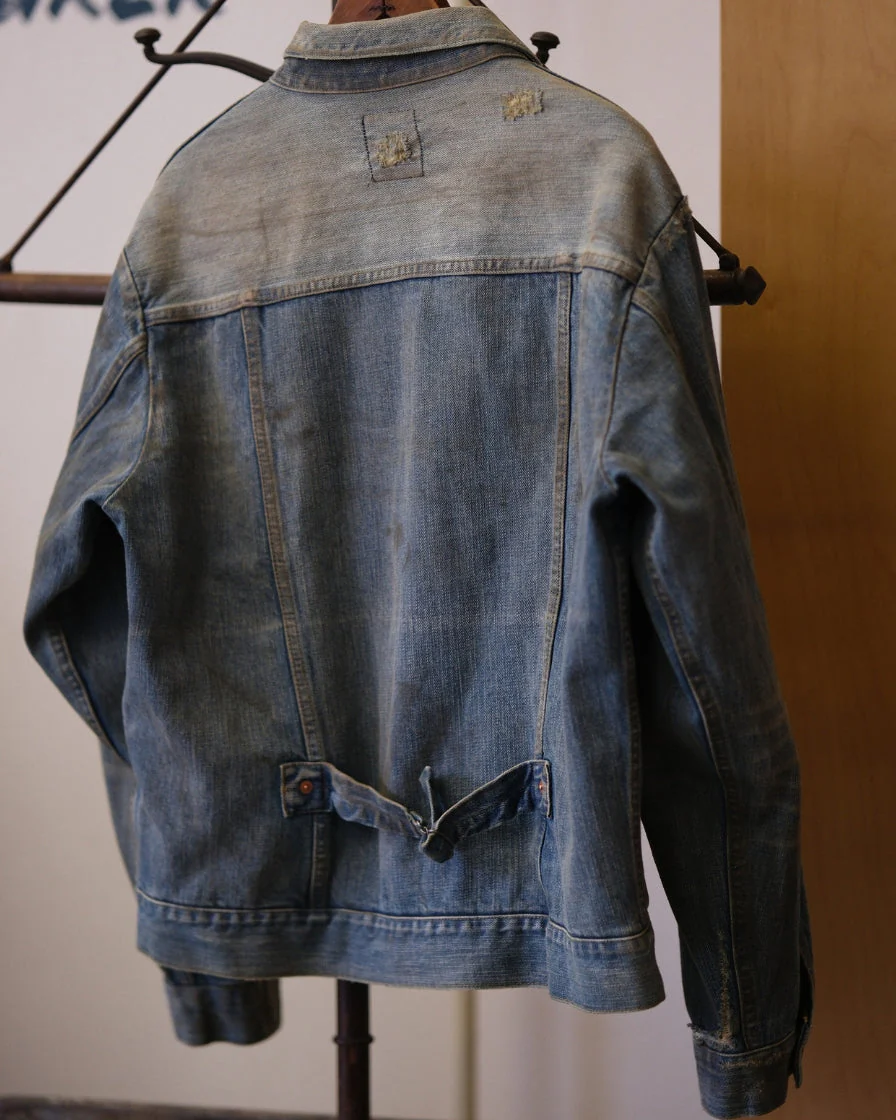 Distressed Denim Jacket - Image 7