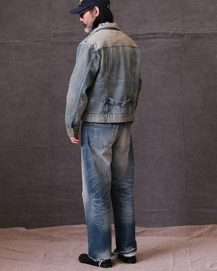 Distressed Redline Selvedge Jeans - Image 3