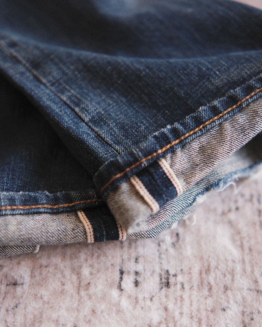 Distressed Redline Selvedge Jeans - Image 6