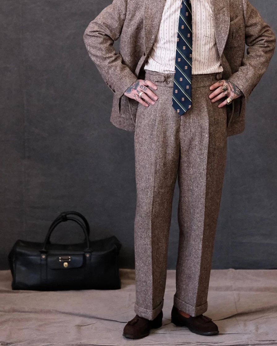 Dotted Tweed Trouser - Image 2