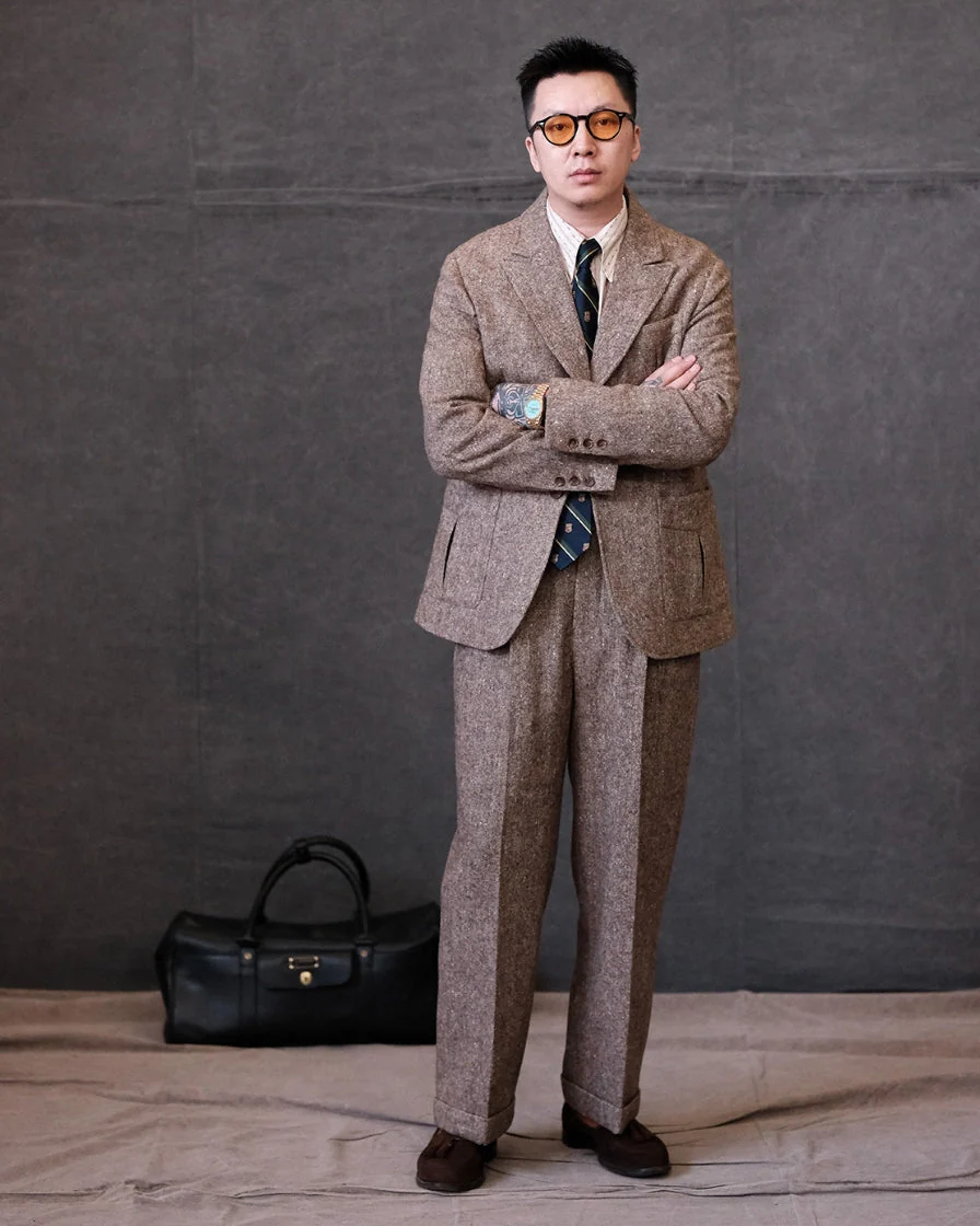 Dotted Tweed Trouser - Image 3
