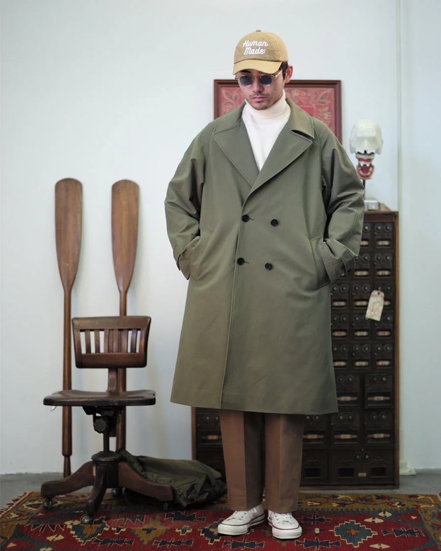 Double Breasted Trench Coat - Image 4