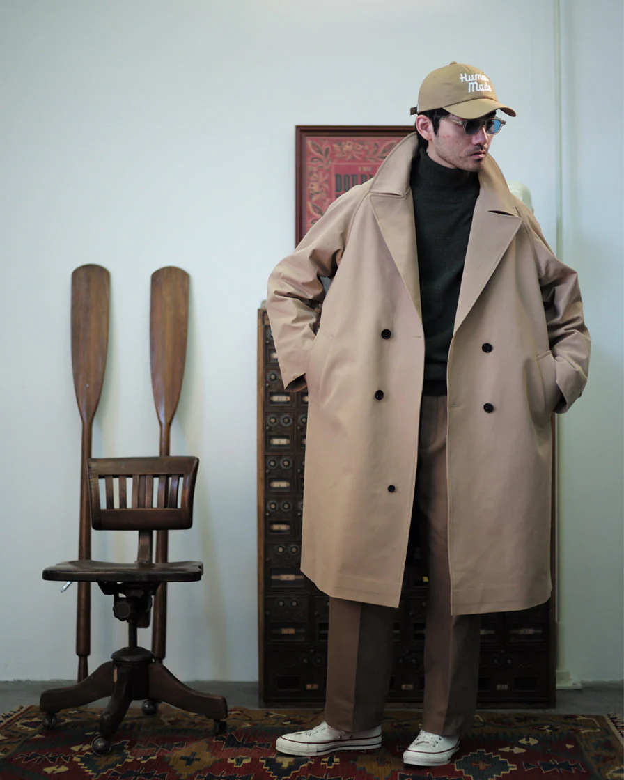 Double Breasted Trench Coat - Image 7