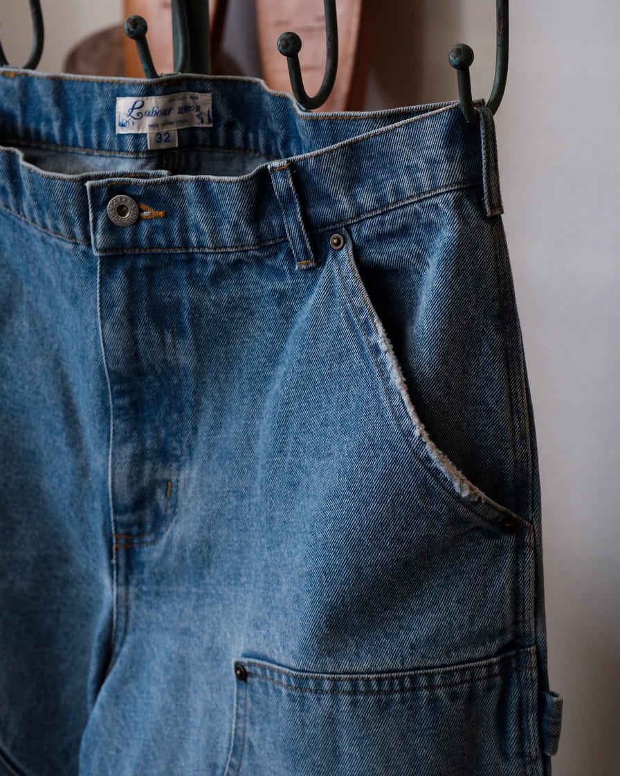 Double-Knee Flared Washed Jeans - Image 5