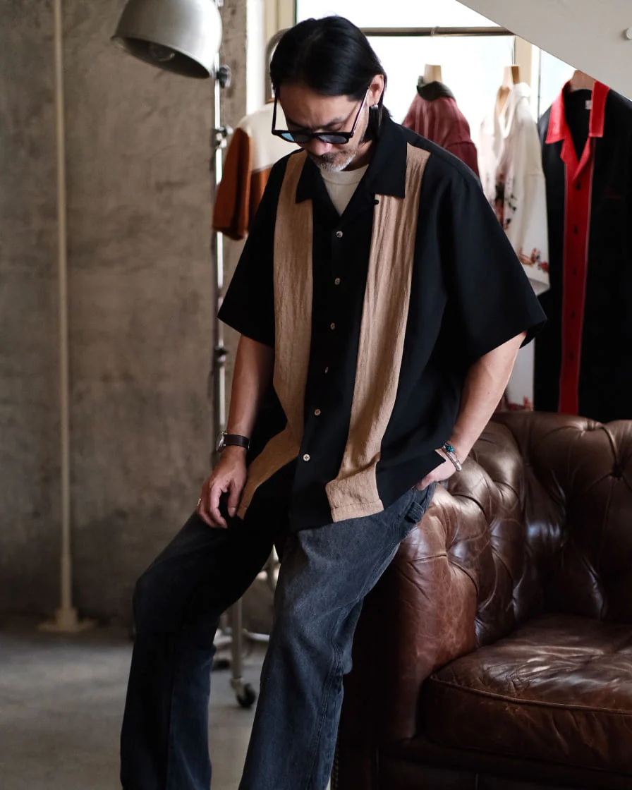 Double Panel Bowling Shirt - Image 3
