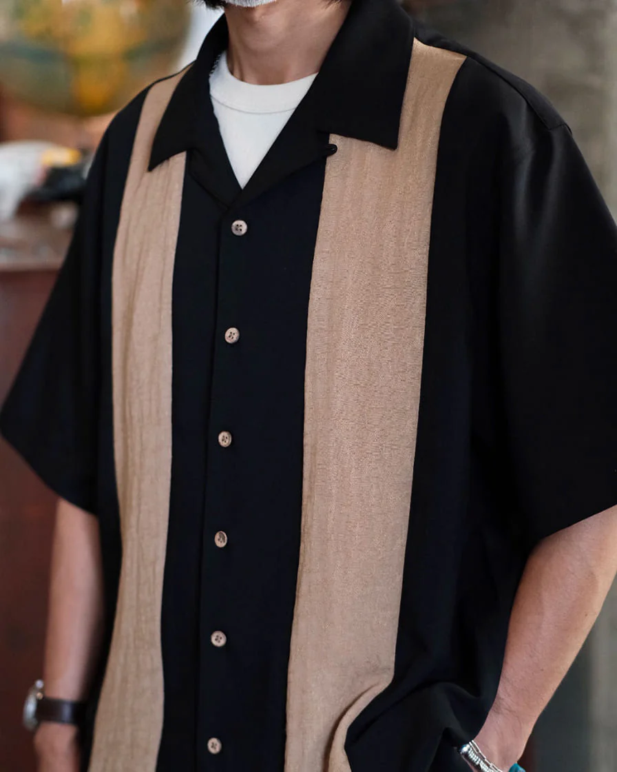 Double Panel Bowling Shirt - Image 4