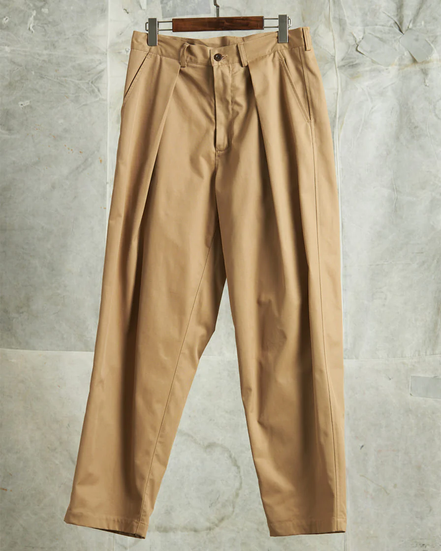 Pleat Twill Chino Pants - Image 4