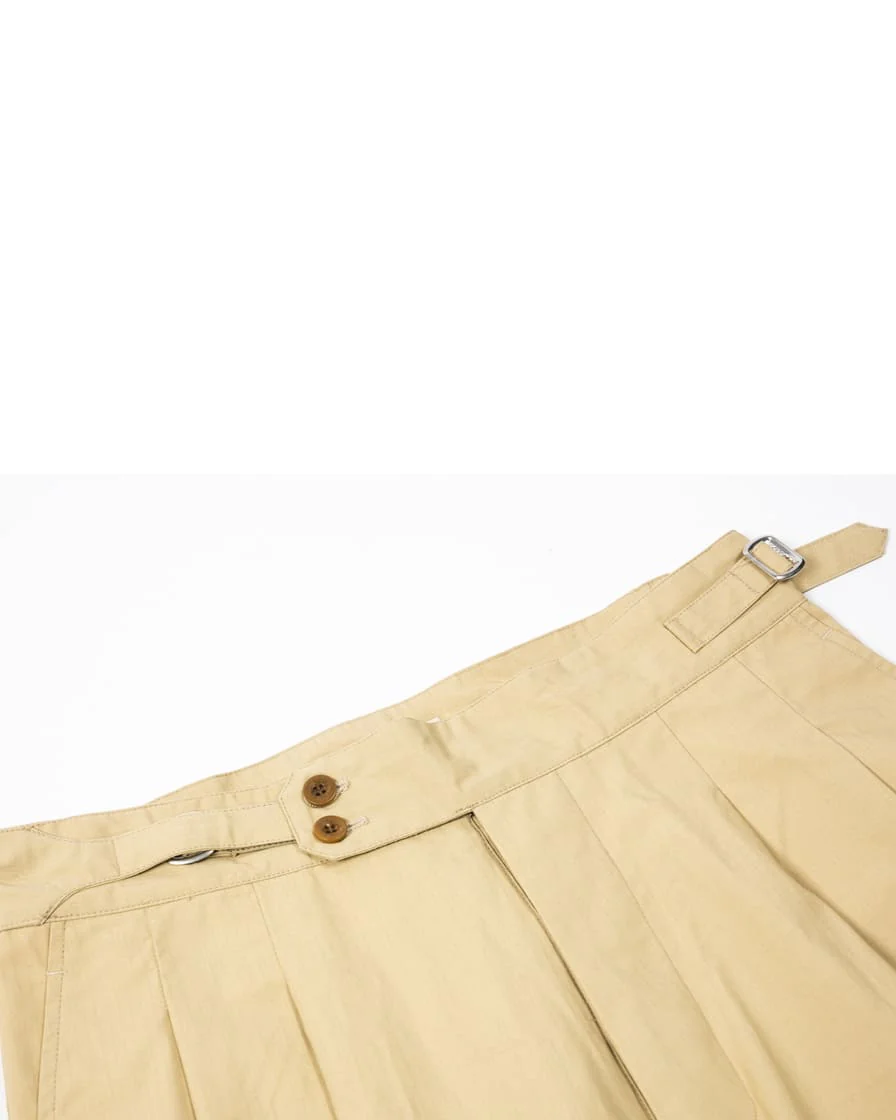 Double Pleats Relaxed Ripstop Pants - Image 6